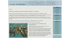 Desktop Screenshot of antike-tuerbeschlaege.de